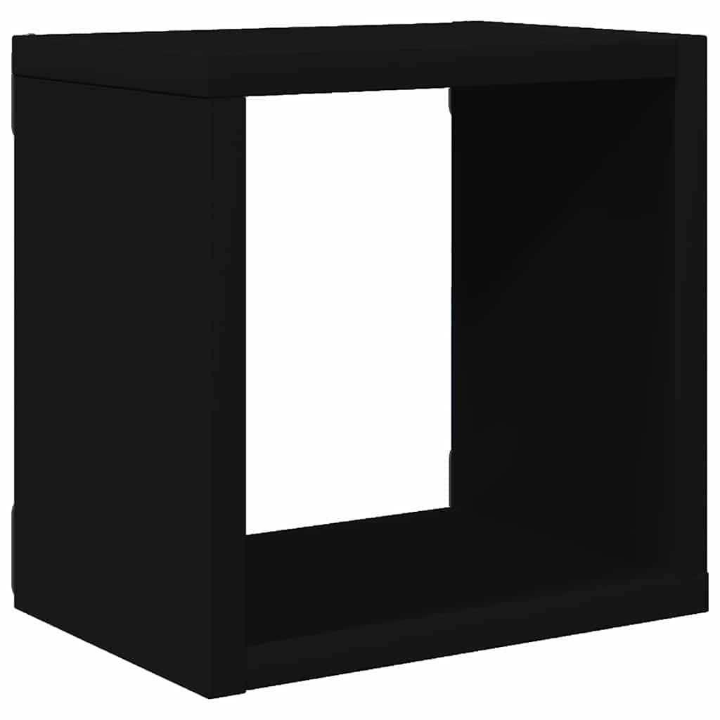Würfelregale 6 Stk. Schwarz 22x15x22 cm