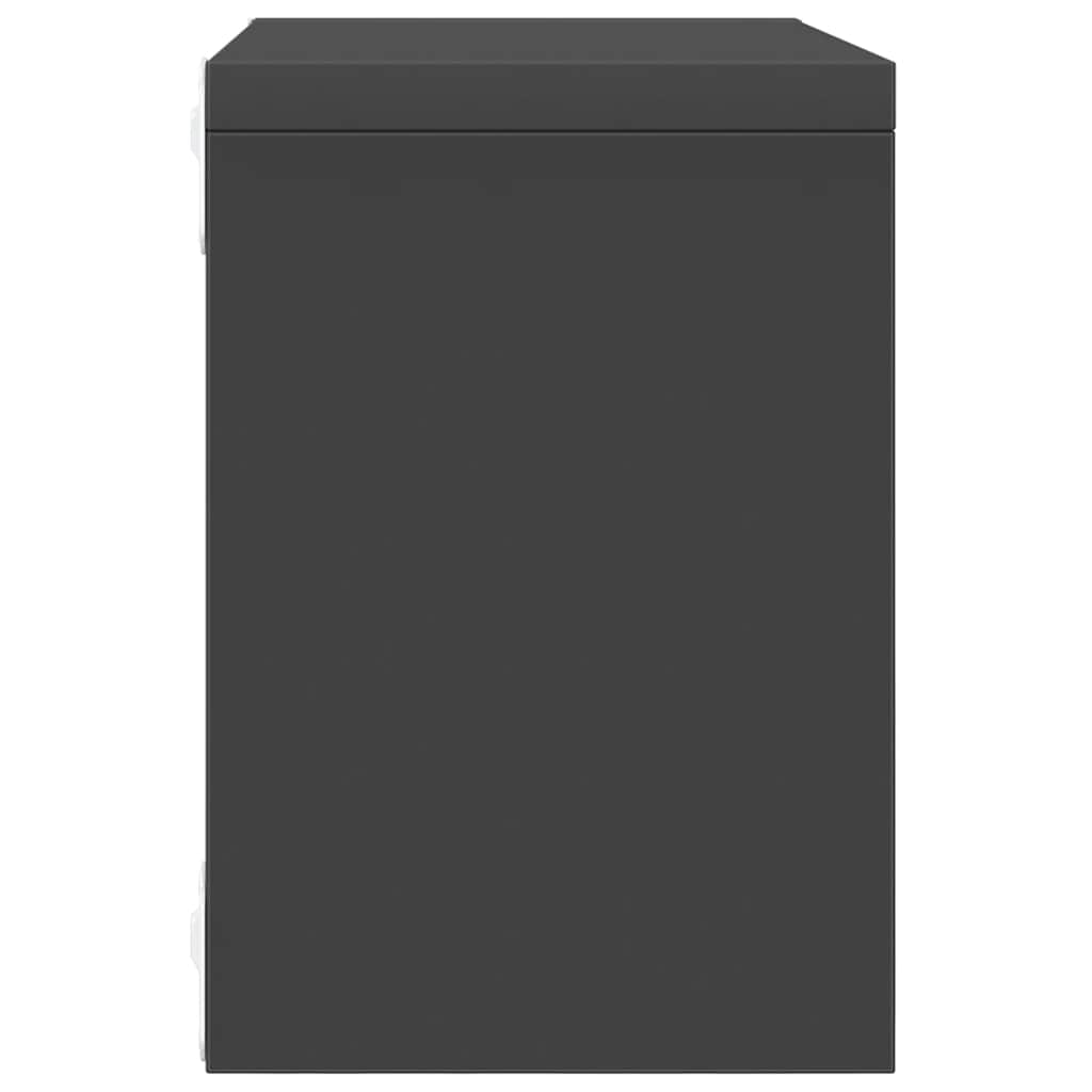 Würfelregale 6 Stk. Grau 22x15x22 cm