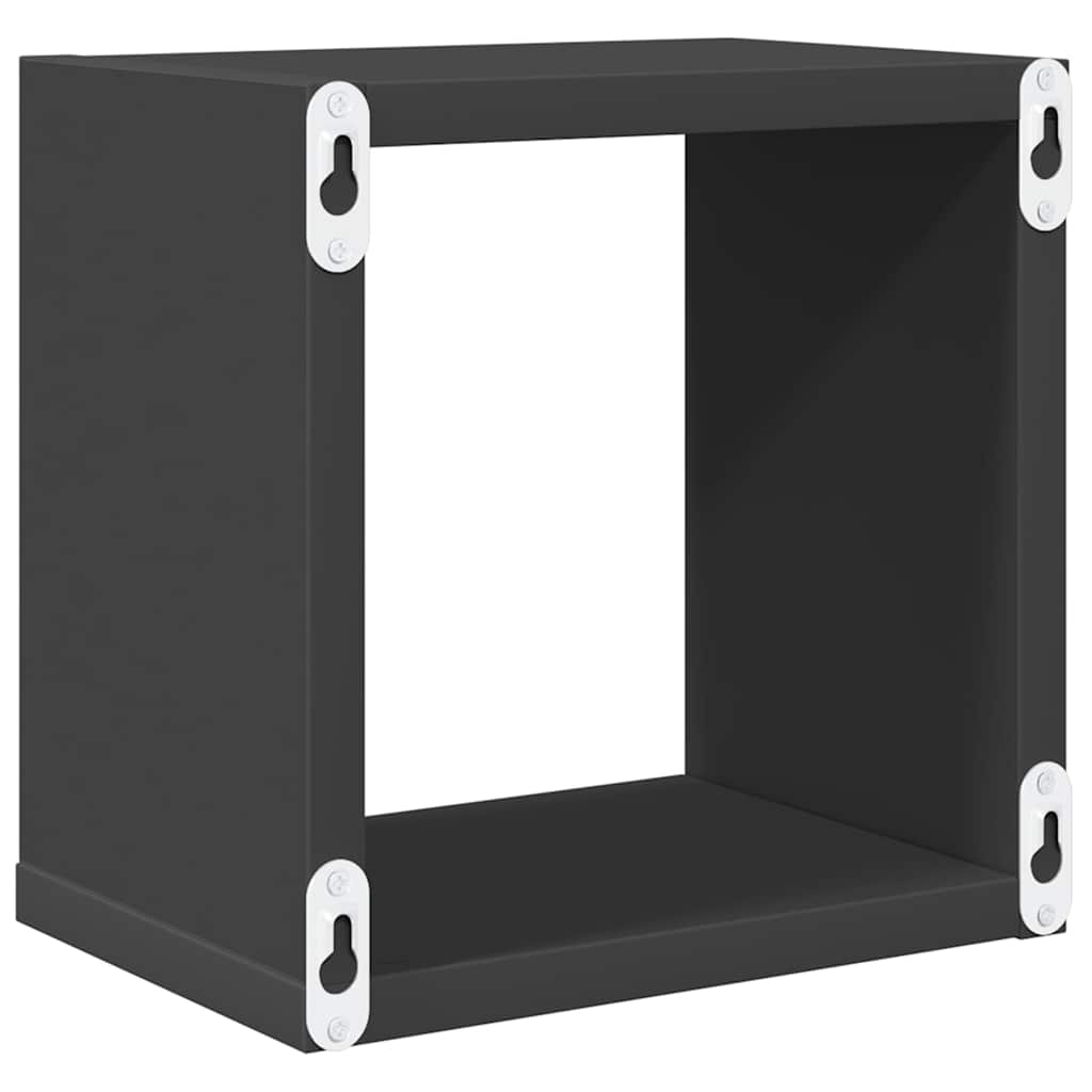Würfelregale 6 Stk. Grau 22x15x22 cm