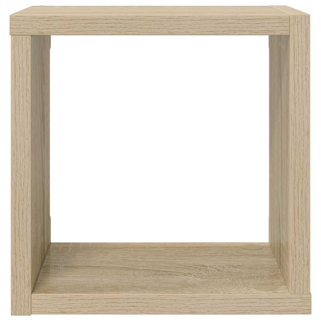 Würfelregale 4 Stk. Sonoma-Eiche 22x15x22 cm