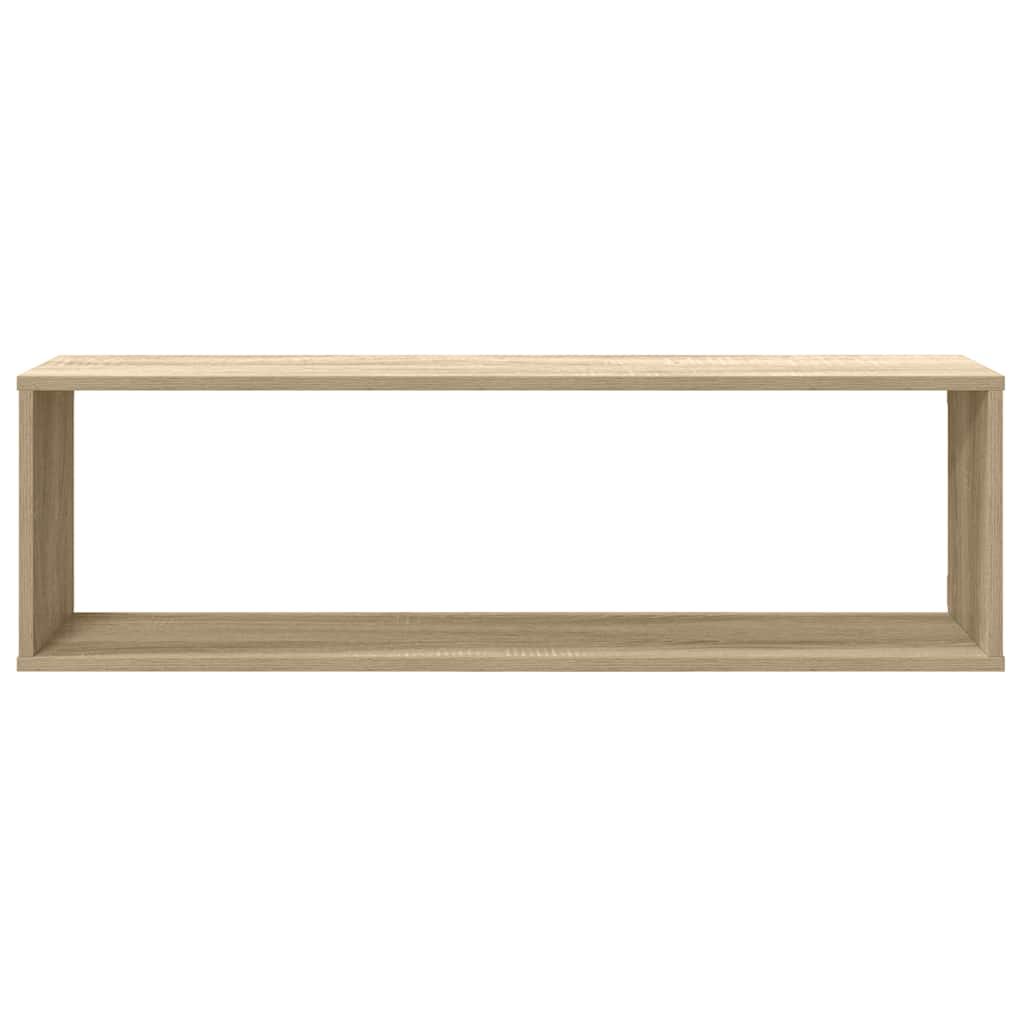 Würfelregale 4 Stk. Sonoma-Eiche 100x15x30 cm Holzwerkstoff