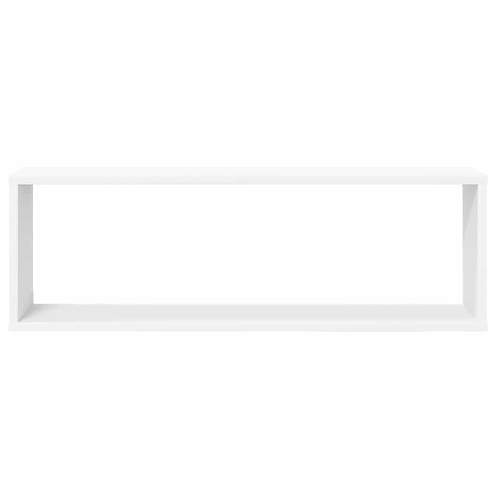 Würfelregale 4 Stk. Weiß 80x15x26,5 cm Holzwerkstoff