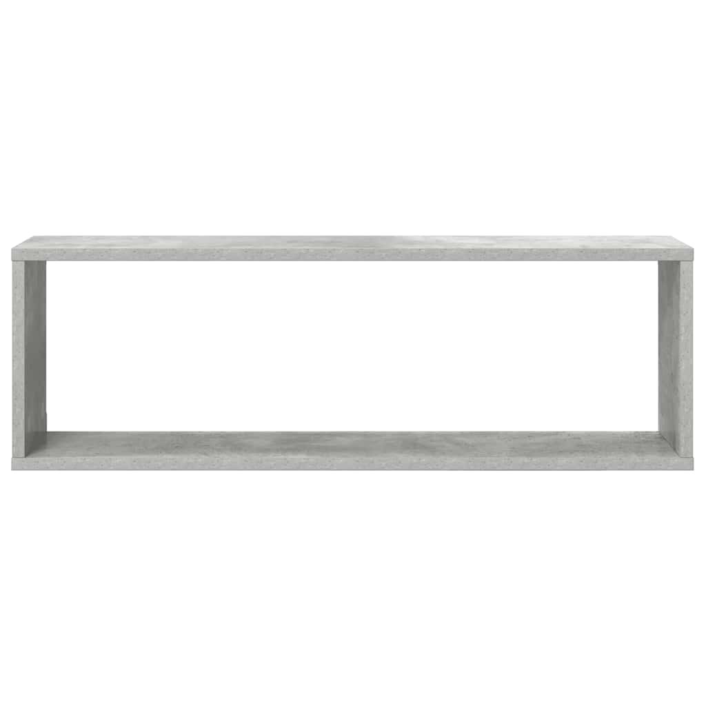 Würfelregale 6 Stk. Betongrau 80x15x26,5 cm Holzwerkstoff