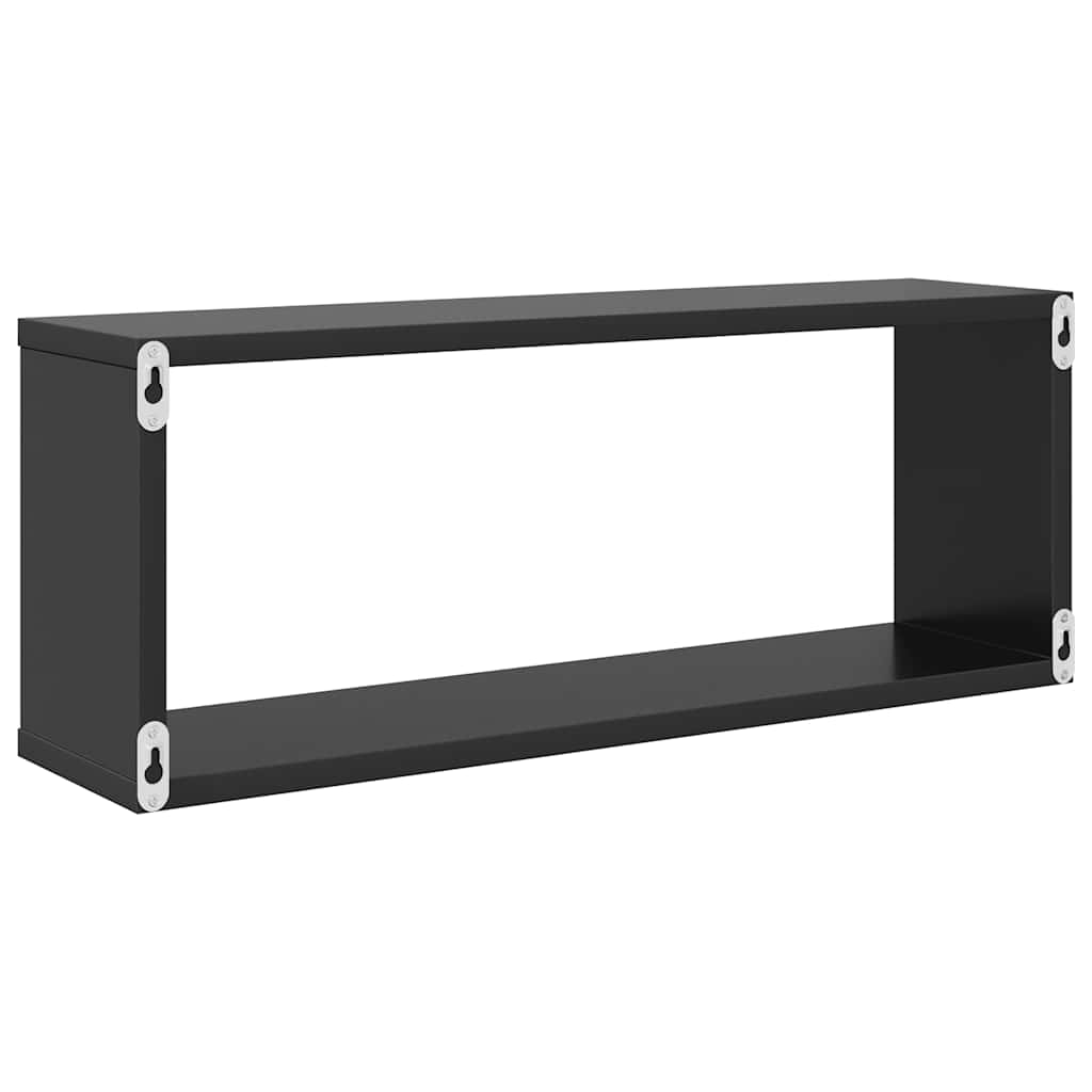 Würfelregale 6 Stk. Grau 60x15x23 cm Holzwerkstoff