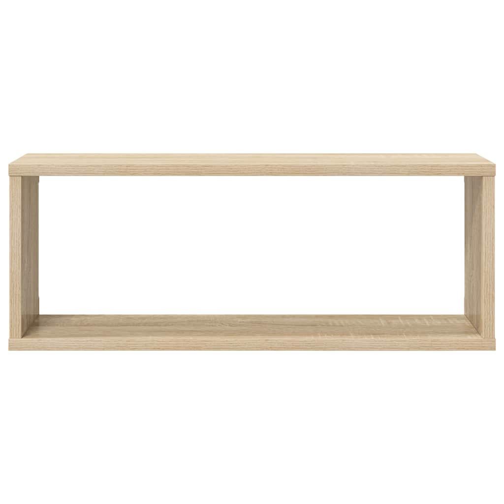 Würfelregale 4 Stk. Sonoma-Eiche 60x15x23 cm Holzwerkstoff