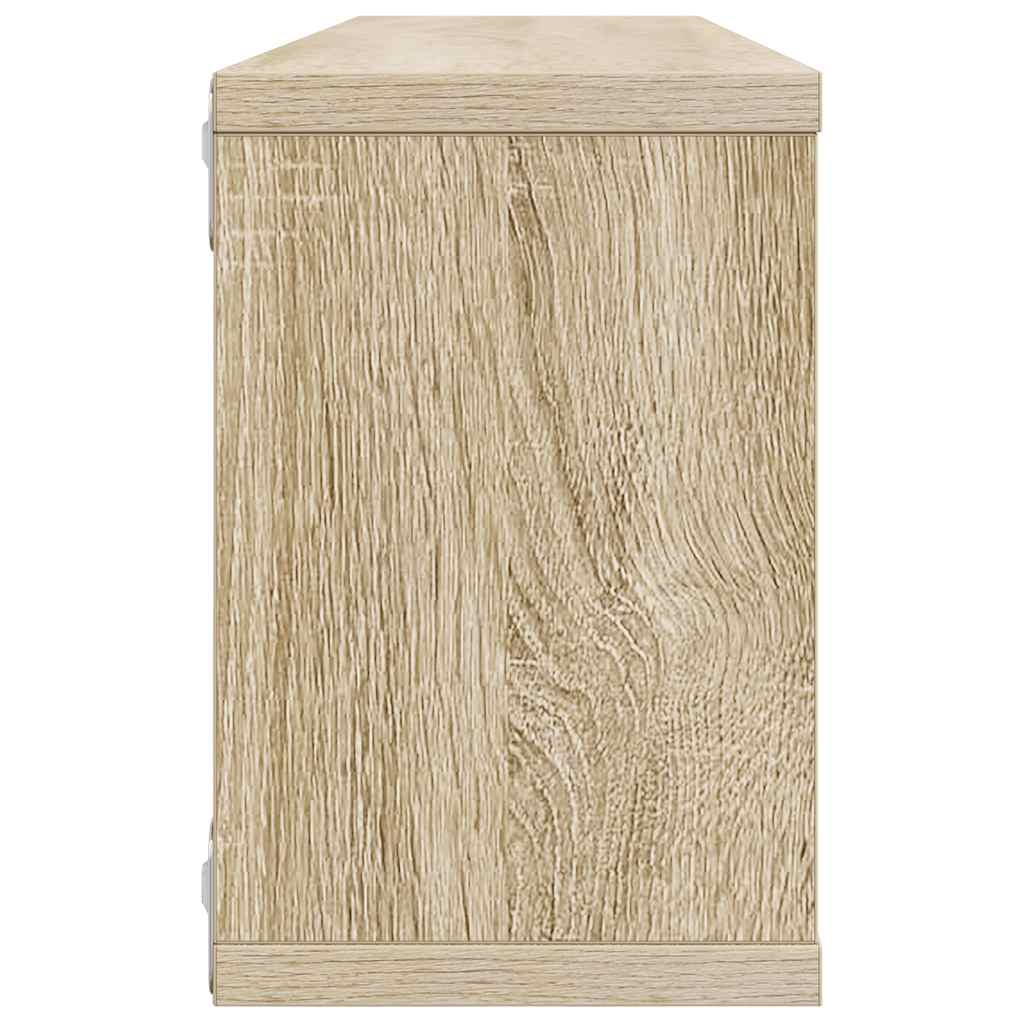 Würfelregale 6 Stk. Sonoma-Eiche 60x15x23 cm Holzwerkstoff