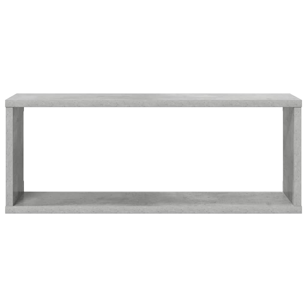 Würfelregale 4 Stk. Betongrau 60x15x23 cm Holzwerkstoff