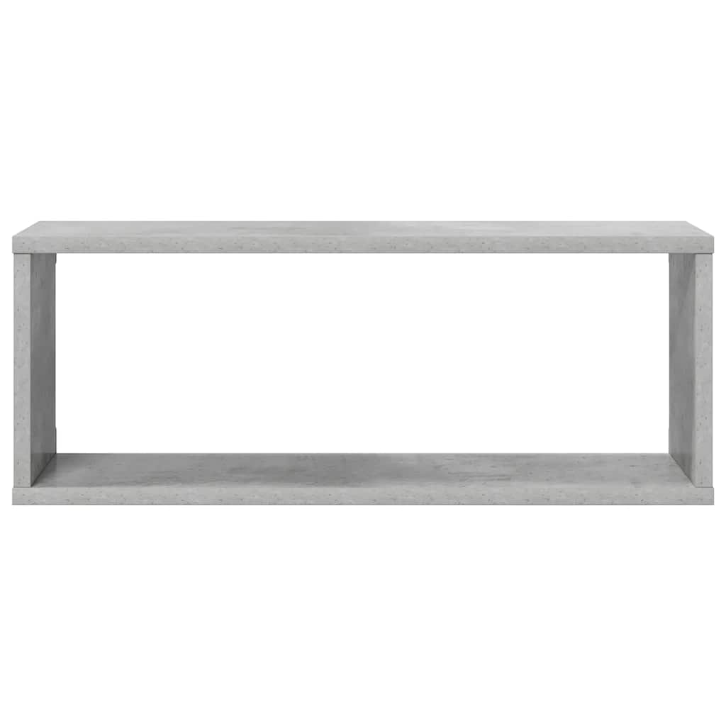 Würfelregale 6 Stk. Betongrau 60x15x23 cm Holzwerkstoff