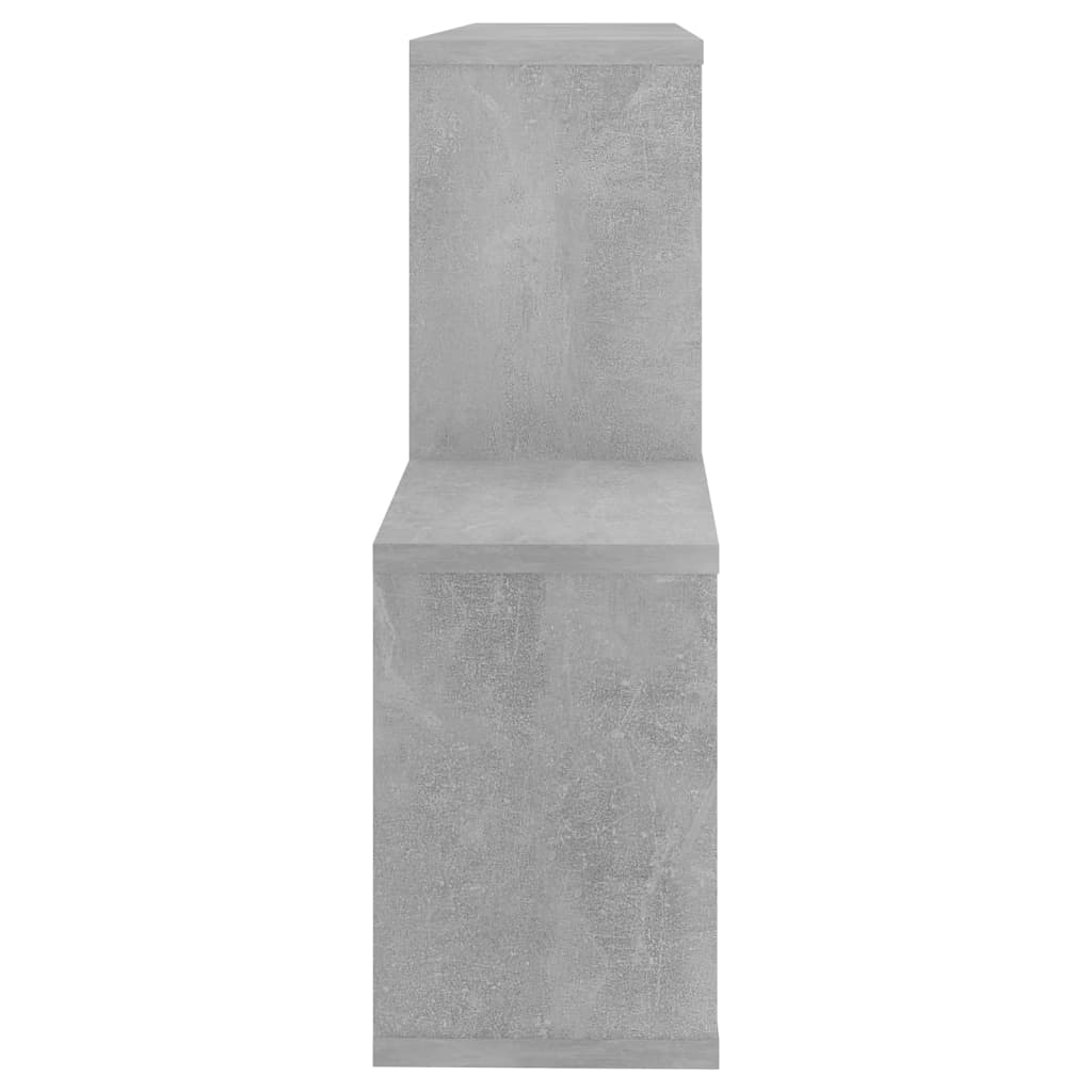 Wandregal Betongrau 100x18x53 cm Holzwerkstoff