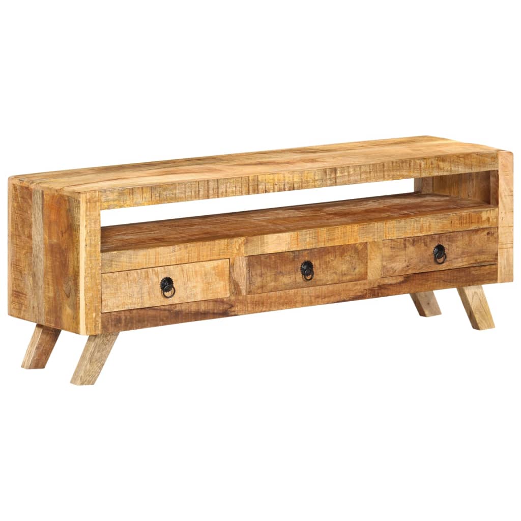 TV-Schrank 110x30x40 cm Massivholz Mango
