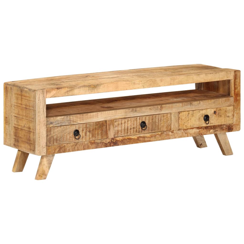 TV-Schrank 110x30x40 cm Massivholz Mango