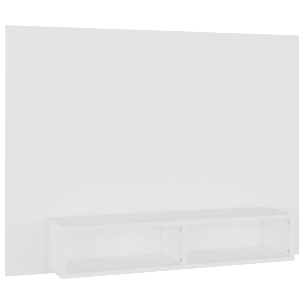 TV-Wandschrank Weiß 120x23,5x90 cm Holzwerkstoff
