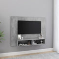TV-Wandschrank Betongrau 120x23,5x90 cm Holzwerkstoff