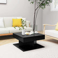Couchtisch Schwarz 57x57x30 cm Holzwerkstoff
