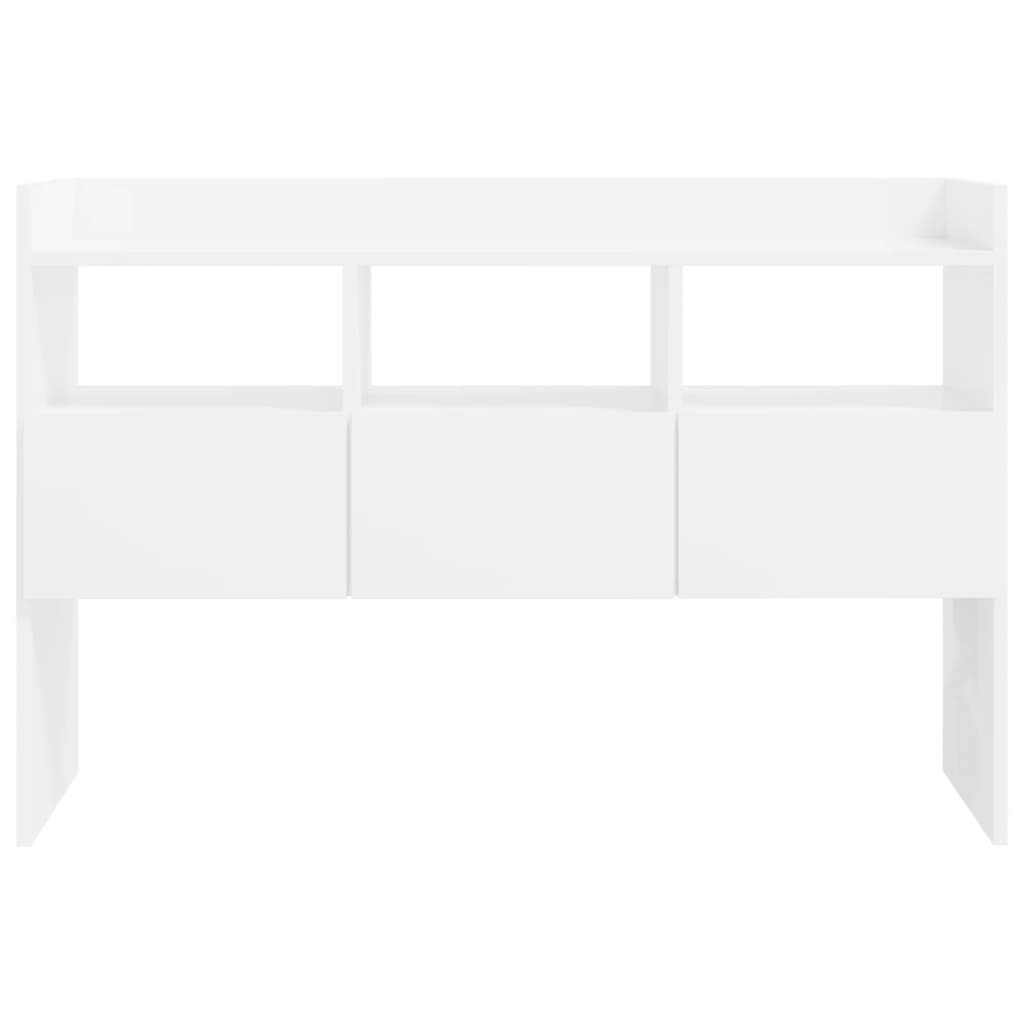 Sideboard Hochglanz-Weiß 105x30x70 cm Holzwerkstoff