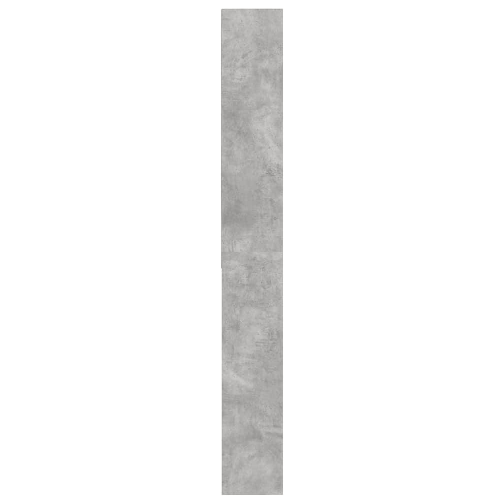 Waschmaschinenschrank Betongrau 64x24x190 cm