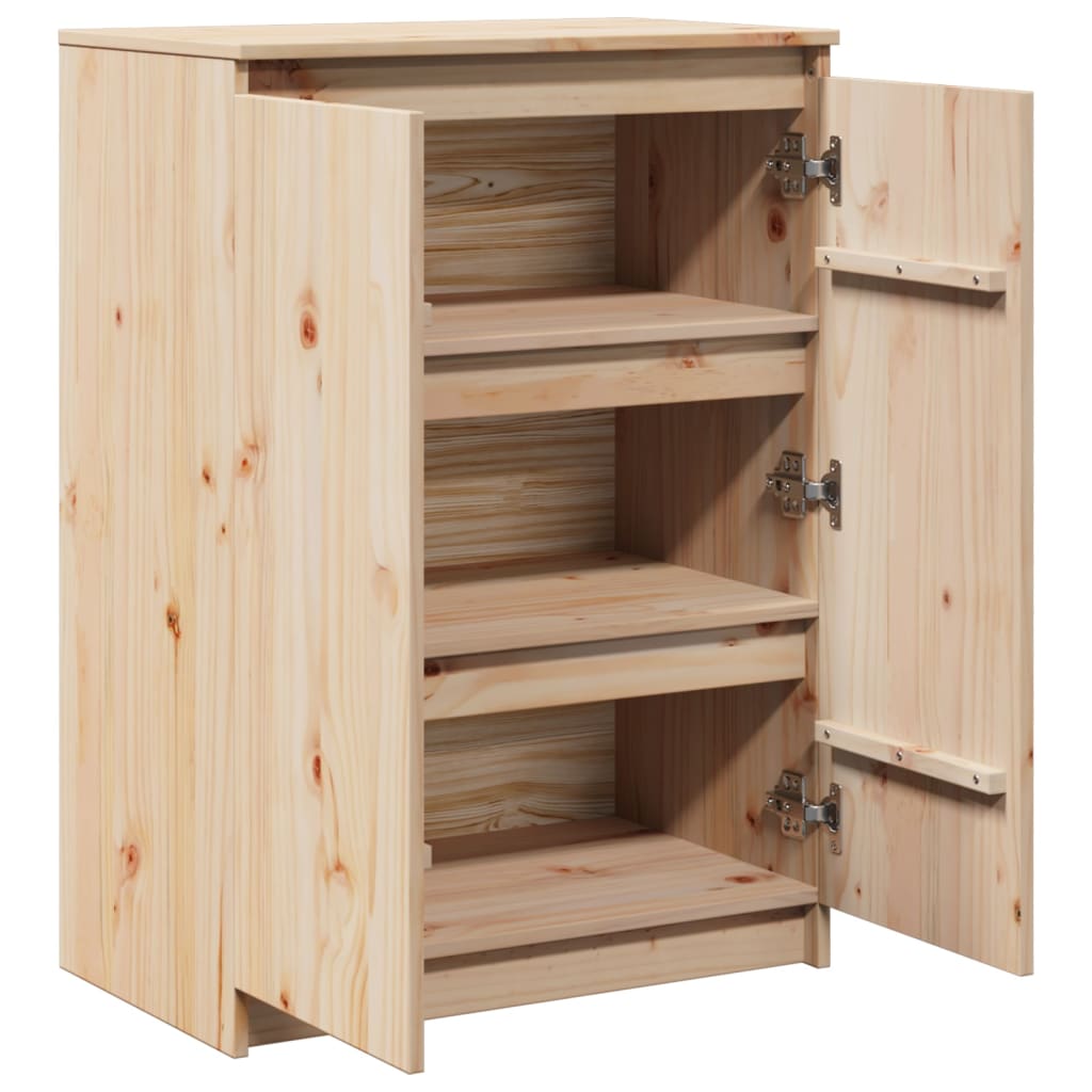 Sideboard 60x36x84 cm Massivholz Kiefer