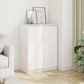Sideboard Weiß 60x36x84 cm Massivholz Kiefer