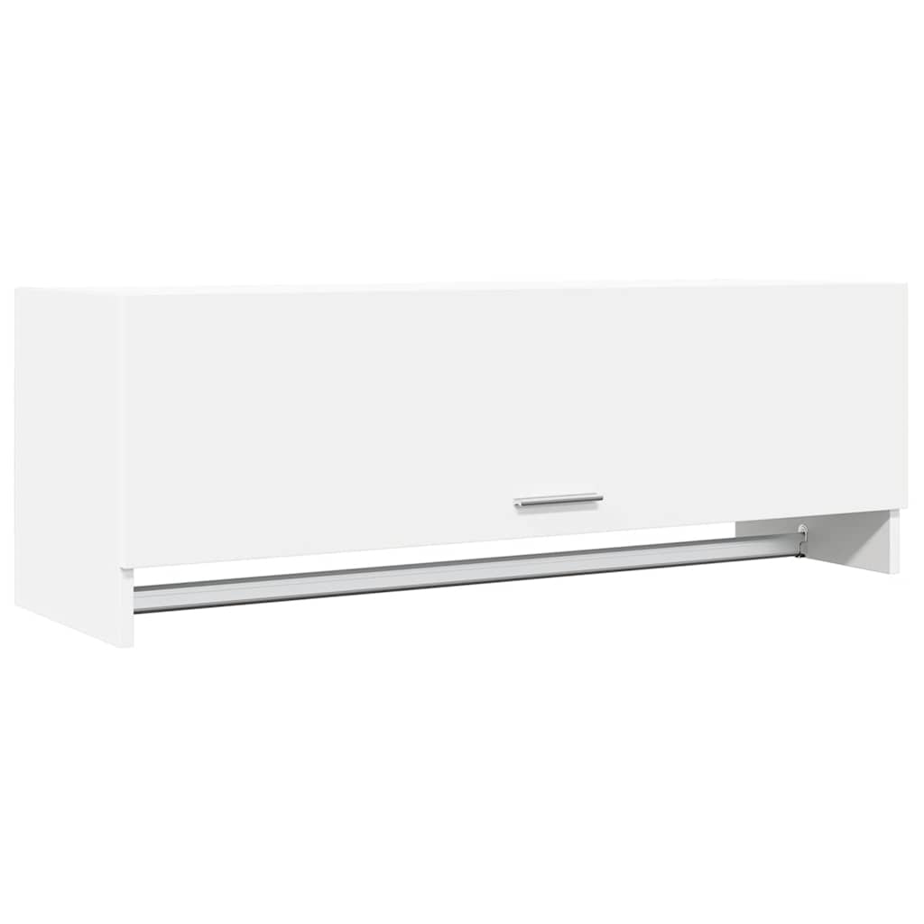 Kleiderschrank Weiß 100x32,5x35 cm Holzwerkstoff