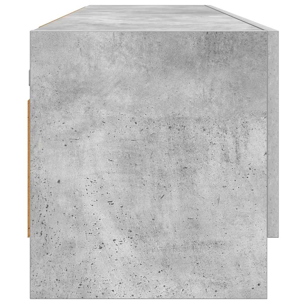 Kleiderschrank Betongrau 100x32,5x35 cm Holzwerkstoff