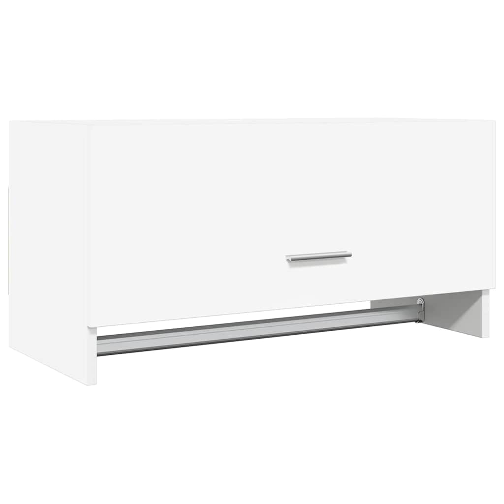Kleiderschrank Weiß 70x32,5x35 cm Holzwerkstoff