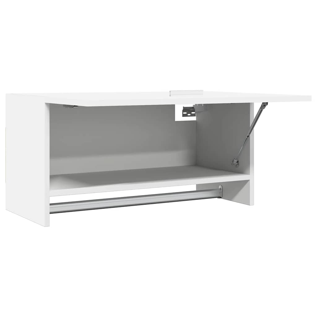 Kleiderschrank Weiß 70x32,5x35 cm Holzwerkstoff