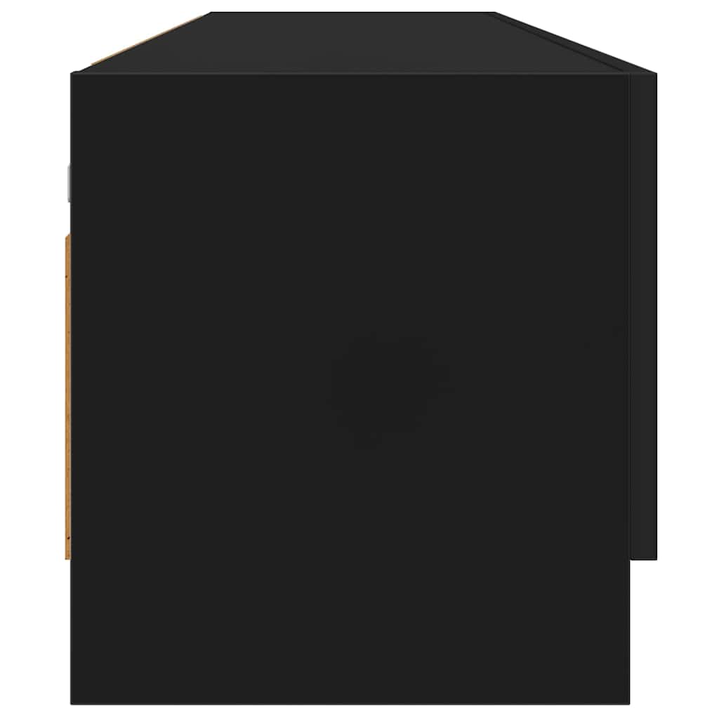 Kleiderschrank Schwarz 70x32,5x35 cm Holzwerkstoff