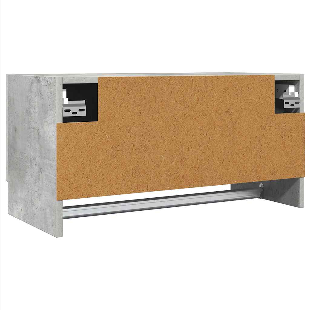 Kleiderschrank Betongrau 70x32,5x35cm Holzwerkstoff