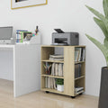 Rollschrank Sonoma-Eiche 60x35x75 cm Holzwerkstoff