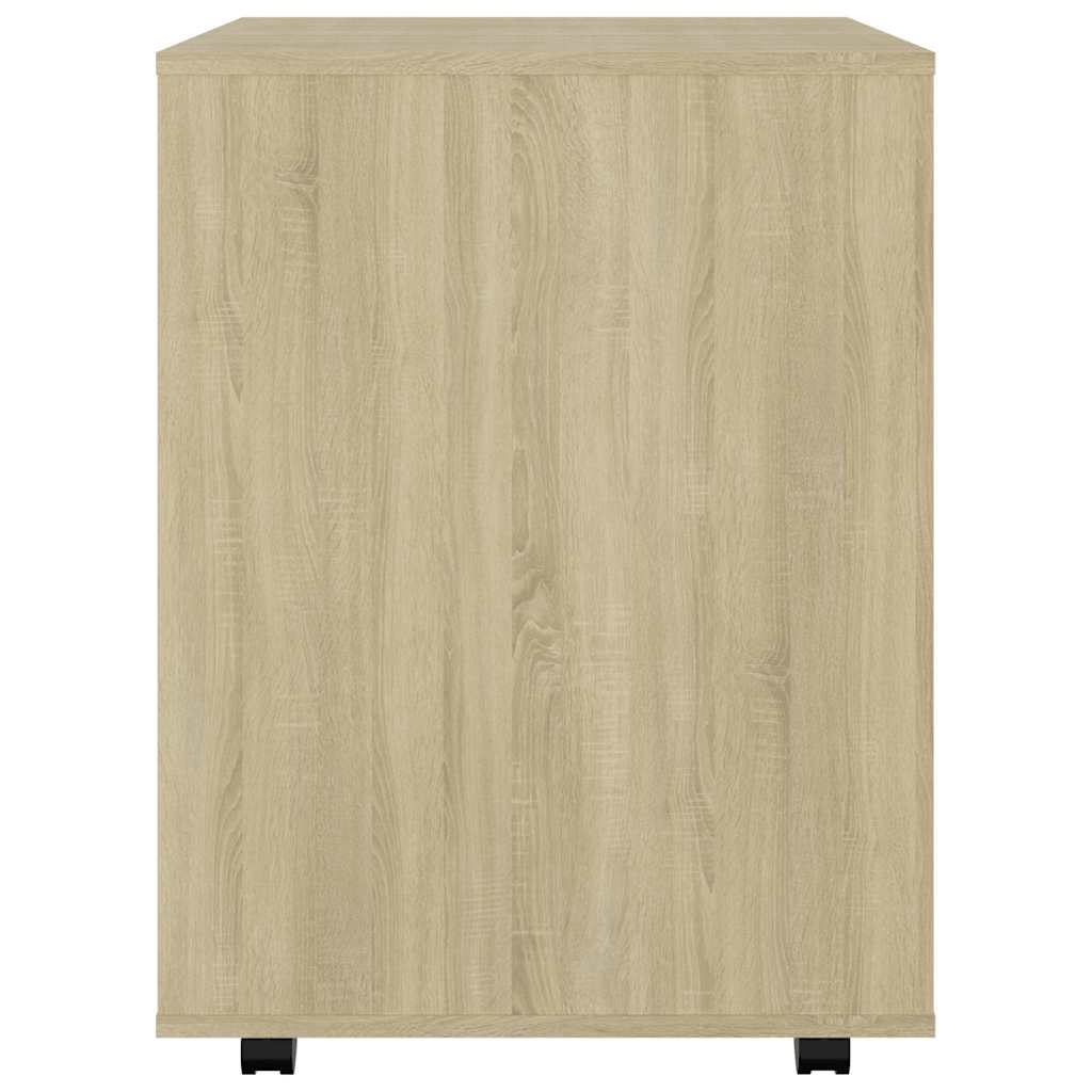Rollschrank Sonoma-Eiche 60x53x72 cm Holzwerkstoff