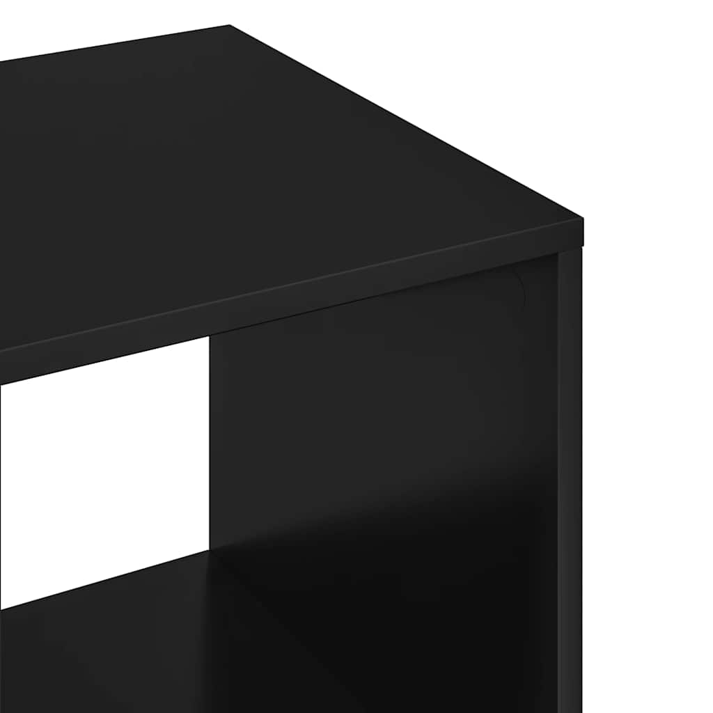 Kleiderschrank Schwarz 80x40x110 cm Holzwerkstoff