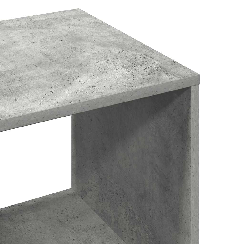 Kleiderschrank Betongrau 80x40x110 cm Holzwerkstoff