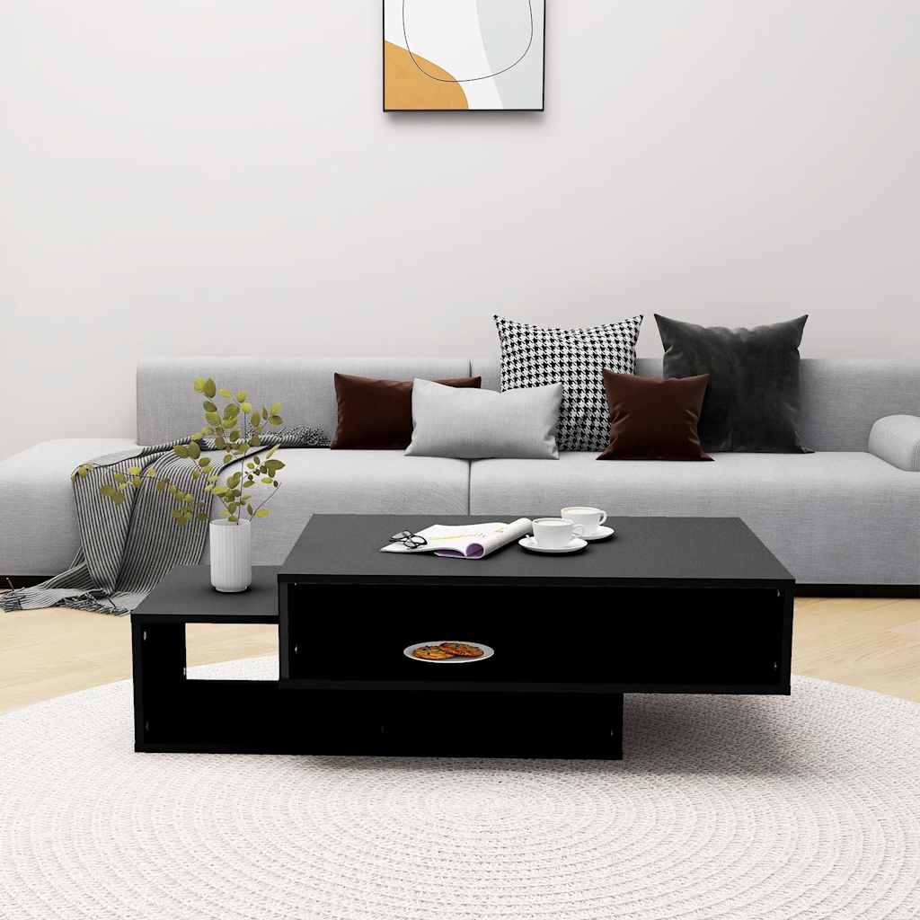 Couchtisch Schwarz 105x55x32 cm Holzwerkstoff