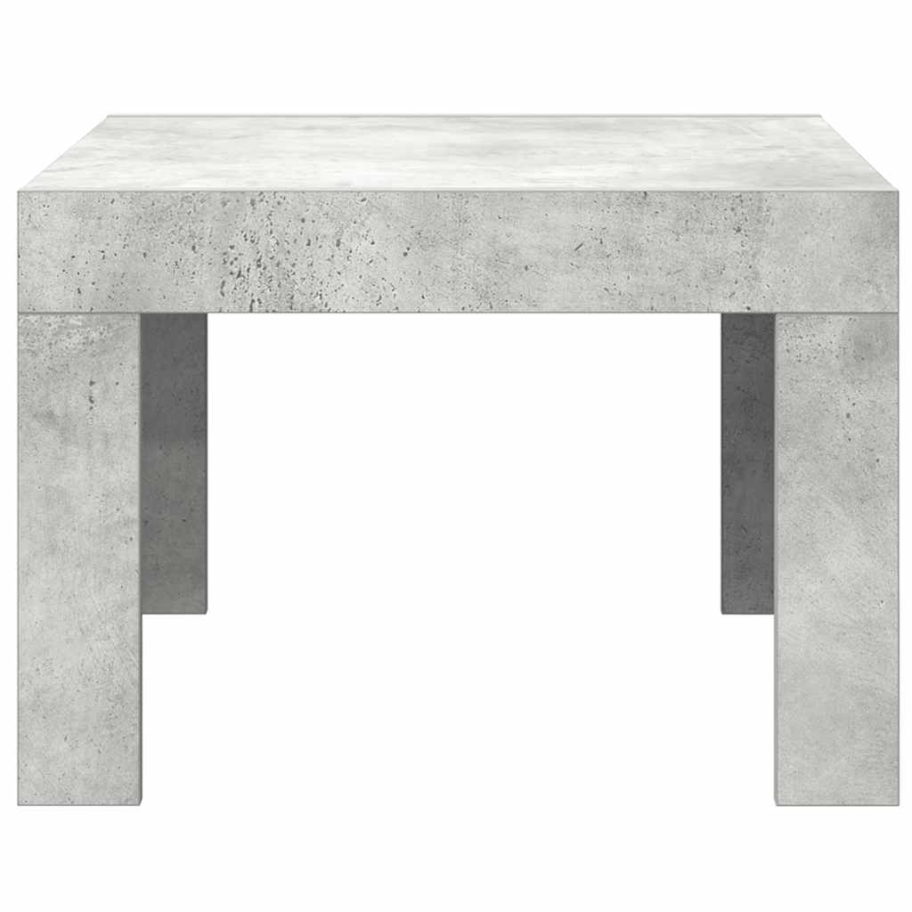 Couchtisch Betongrau 50x50x35 cm Holzwerkstoff