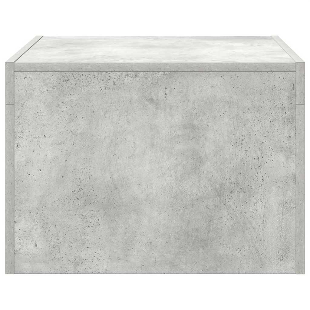 Couchtisch Betongrau 50x50x35 cm Holzwerkstoff