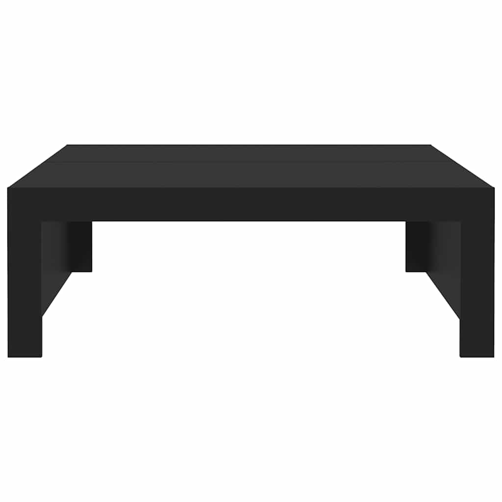 Couchtisch Schwarz 100x100x35 cm Holzwerkstoff