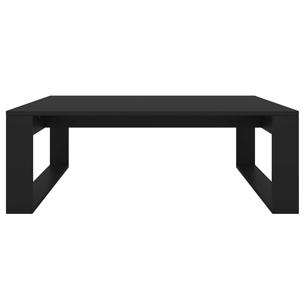 Couchtisch Schwarz 100x100x35 cm Holzwerkstoff