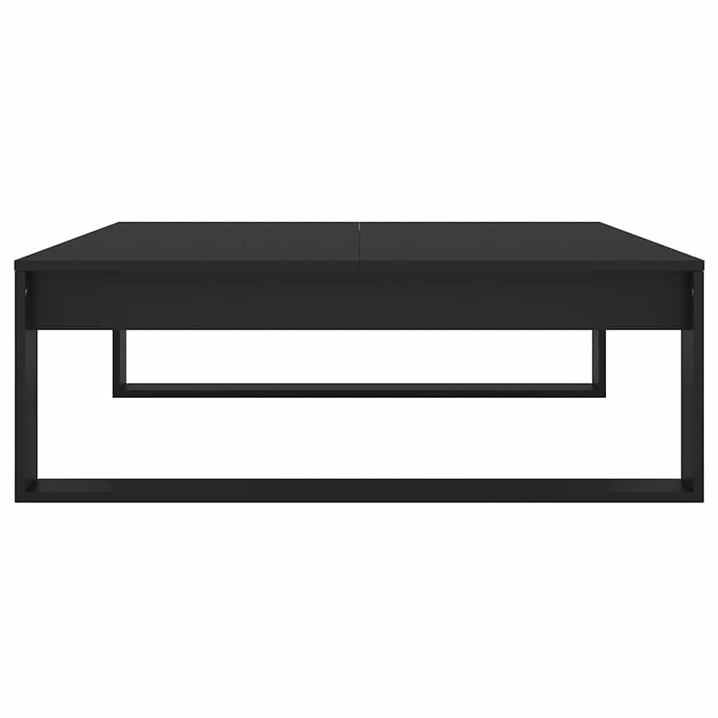Couchtisch Schwarz 100x100x35 cm Holzwerkstoff