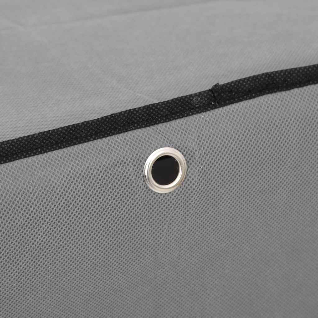 Schuhschrank Grau 60x30x166 cm Stoff