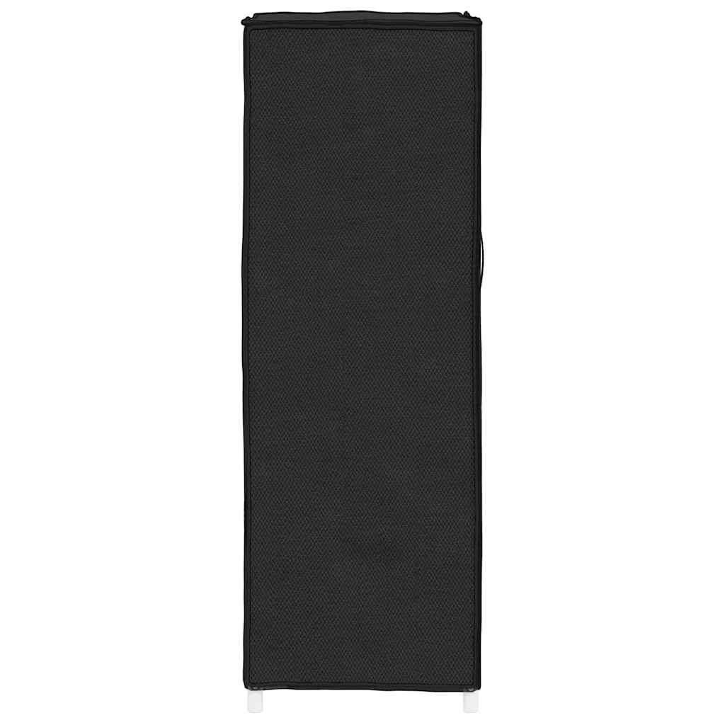 Schuhschrank Schwarz 60x28x90 cm Stoff