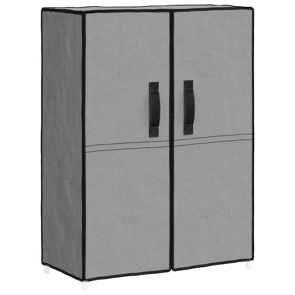 Schuhschrank Grau 60x28x90 cm Stoff