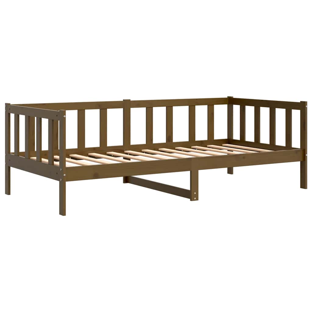 Tagesbett Honigbraun Massivholz Kiefer 90x200 cm