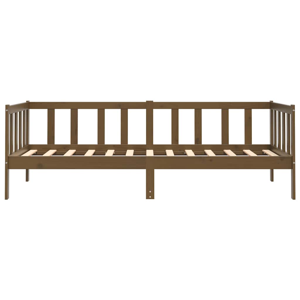 Tagesbett Honigbraun Massivholz Kiefer 90x200 cm