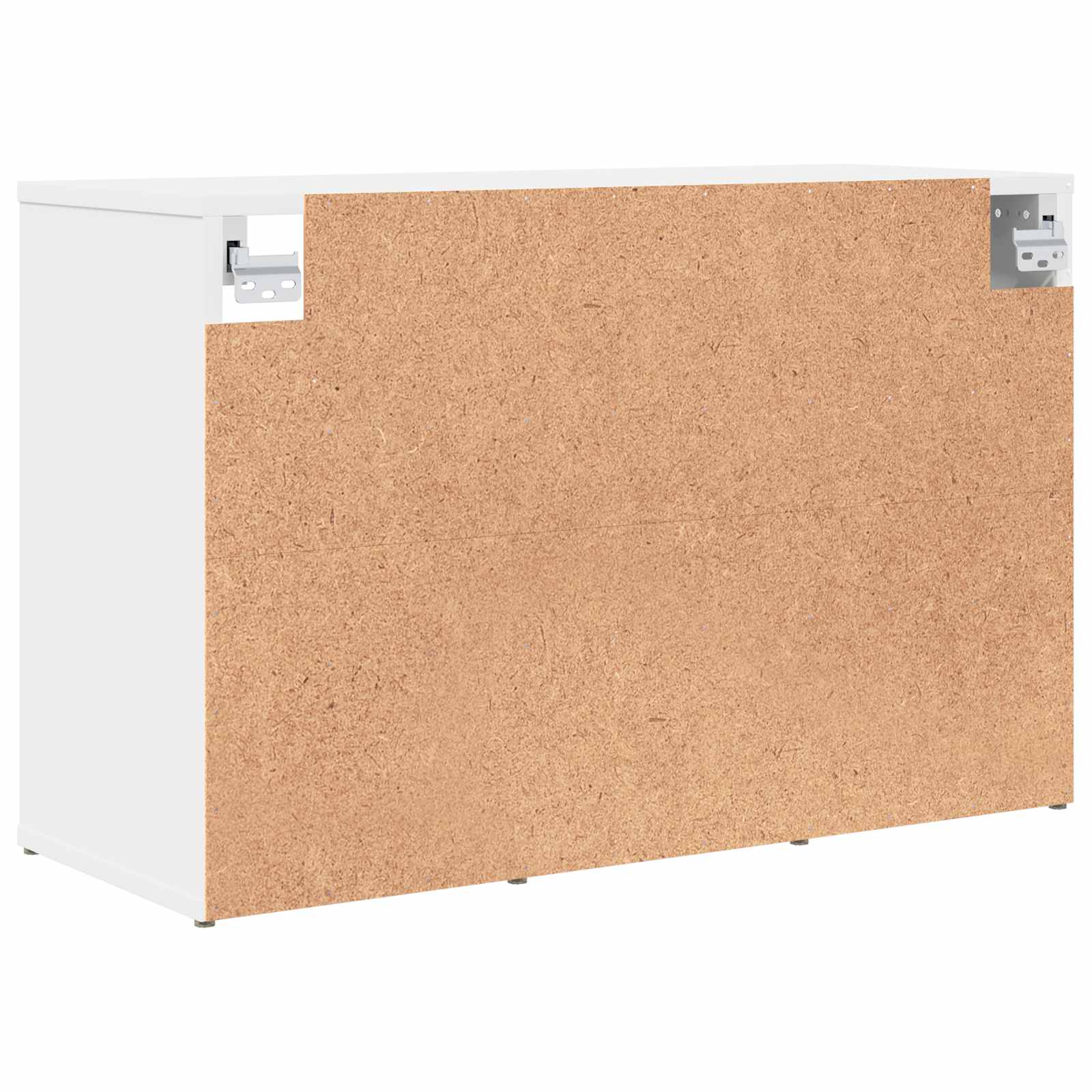 Schuhschrank mit Regal Weiß 77,5 x 30 x 51 cm Holzwerkstoff