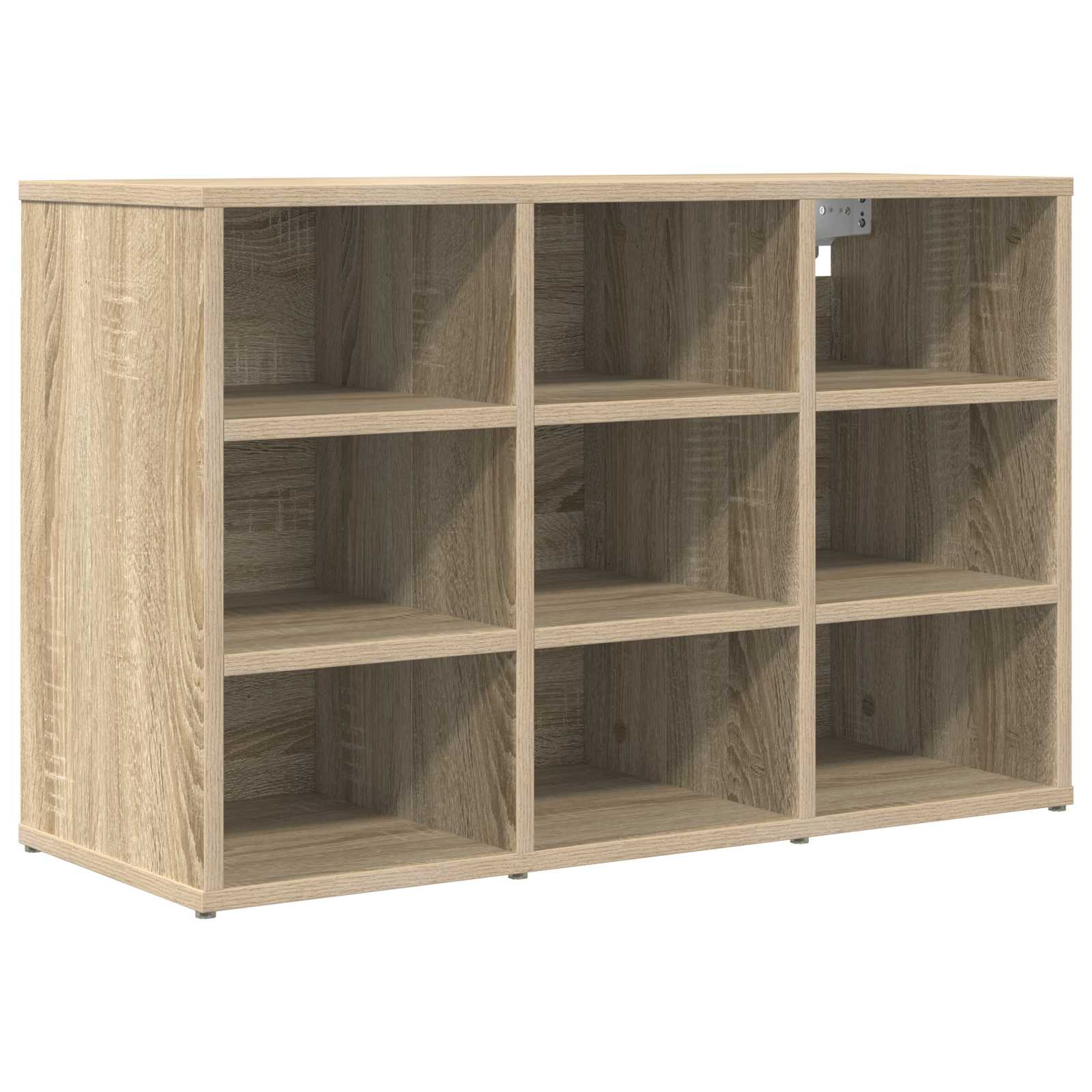 Schuhschrank Sonoma-Eiche 77,5 x 30 x 51 cm Holzwerkstoff