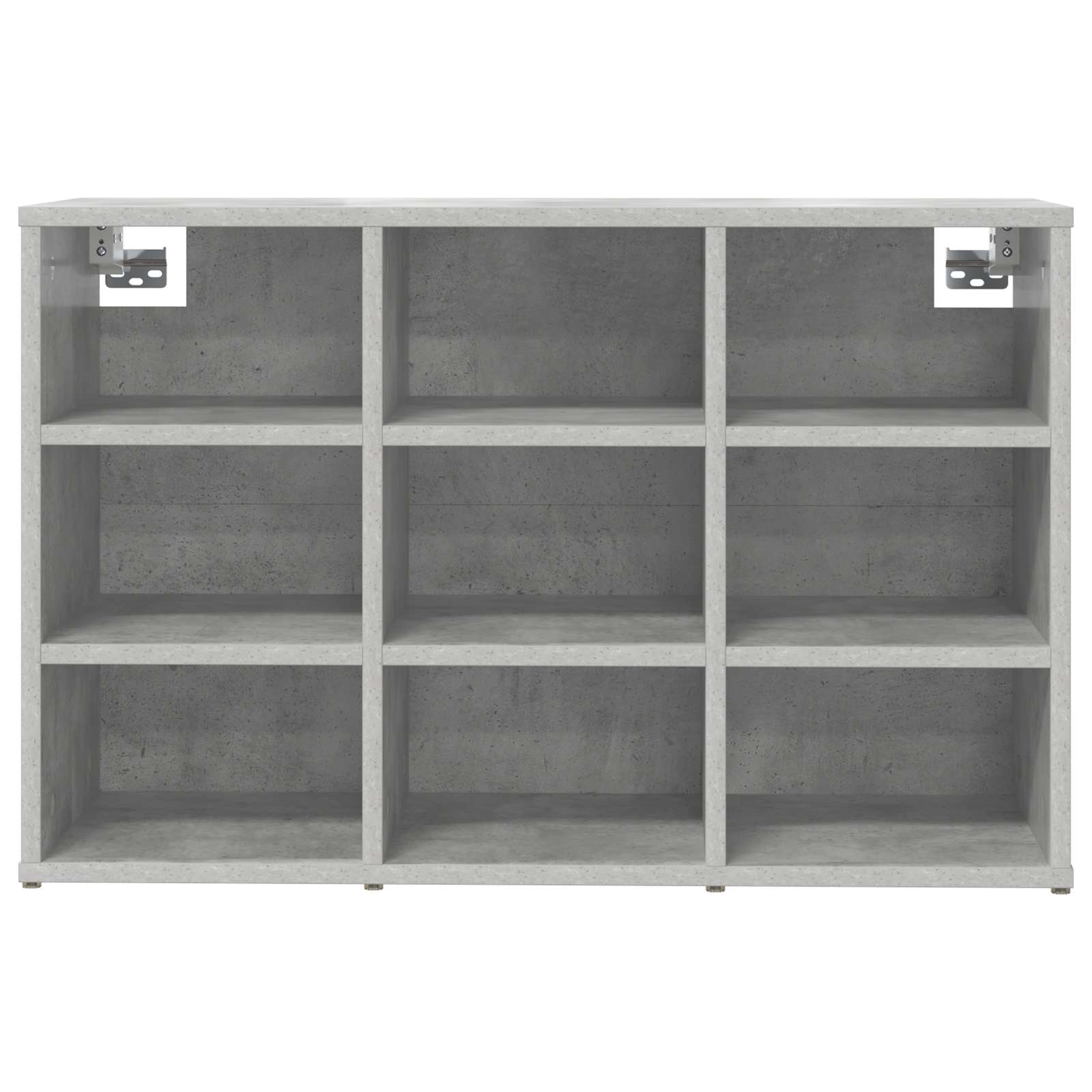 Schuhschrank Betongrau 77,5 x 30 x 51 cm Holzwerkstoff