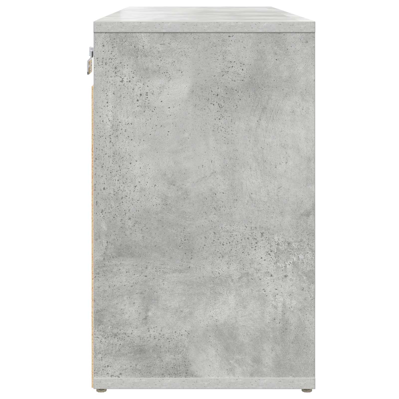 Schuhschrank Betongrau 77,5 x 30 x 51 cm Holzwerkstoff