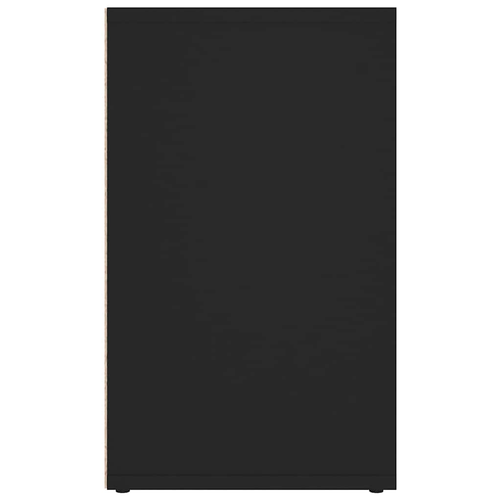 Schuhregale 2 Stk. Schwarz 52,5x30x50 cm