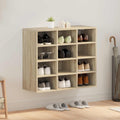 Schuhschrank Sonoma-Eiche 77,5 x 30 x 67 cm Holzwerkstoff