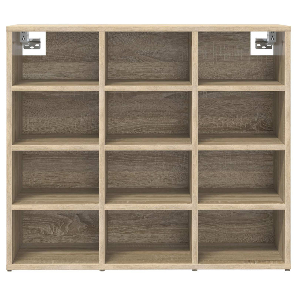 Schuhschrank Sonoma-Eiche 77,5 x 30 x 67 cm Holzwerkstoff